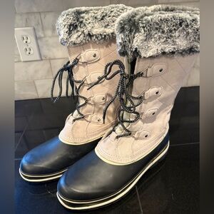 Snow Winter Boots waterproof grey black